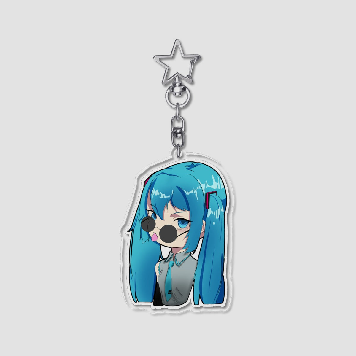 Gojo Miku Acrylic Keychain Baddiebbear