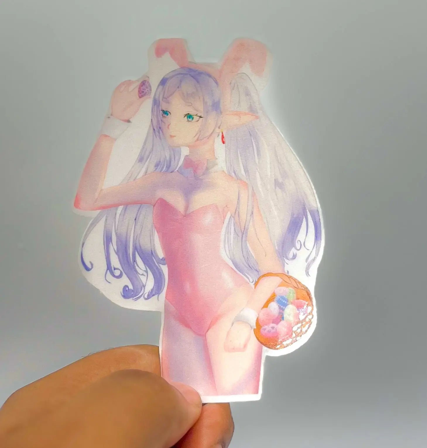 Frieren Bunny suit Stickers Baddiebbear