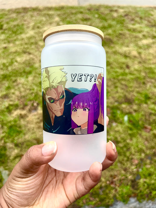 Fern x Nanami 16oz Frosted glass cup