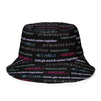 Black: ANTISOCIAL BUTTERFLY BUCKET HAT Baddiebbear