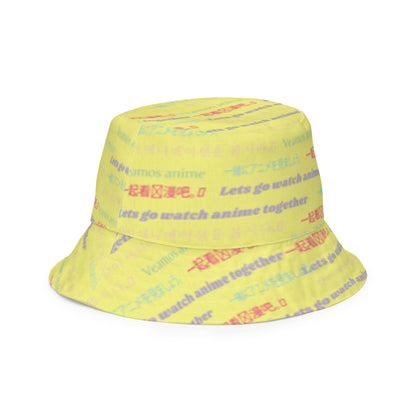 Yellow: ANTISOCIAL BUTTERFLY BUCKET HAT Baddiebbear