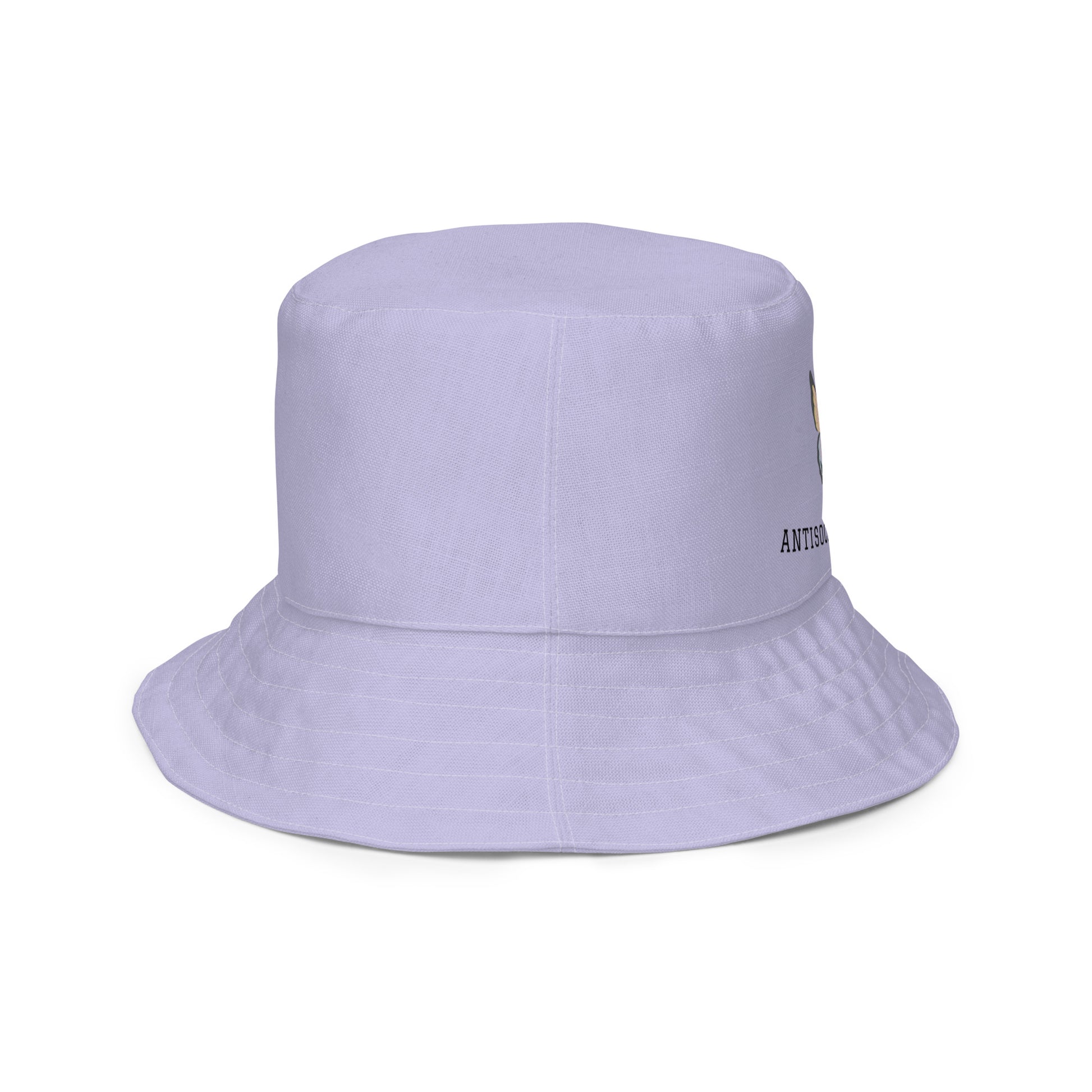 Lilac: ANTISOCIAL BUTTERFLY BUCKET HAT Baddiebbear