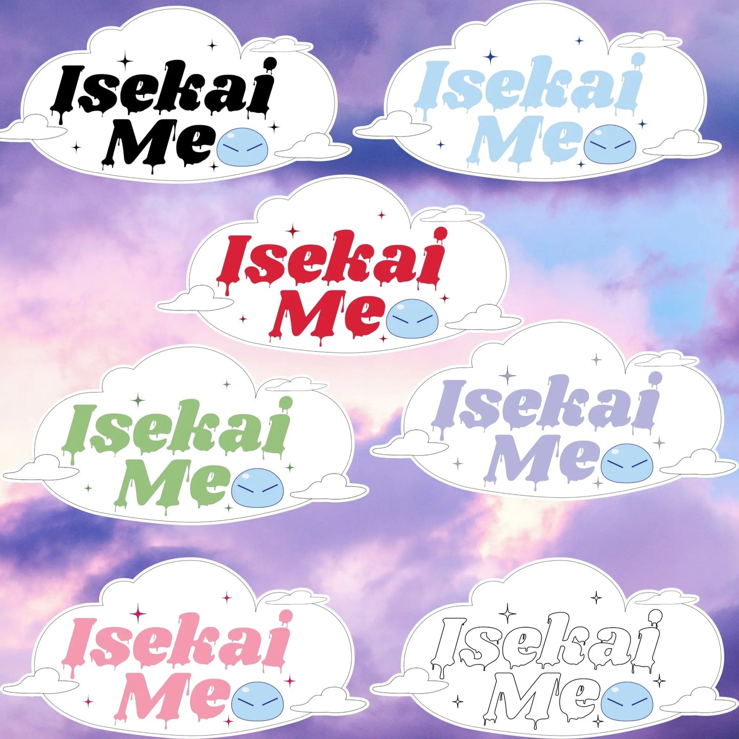 Isekai Me Stickers Baddiebbear