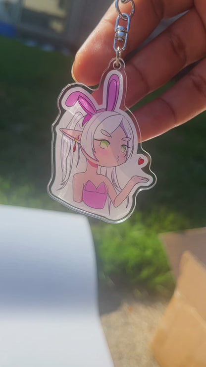 Kissy Frieren bunny suit Acrylic Keychain